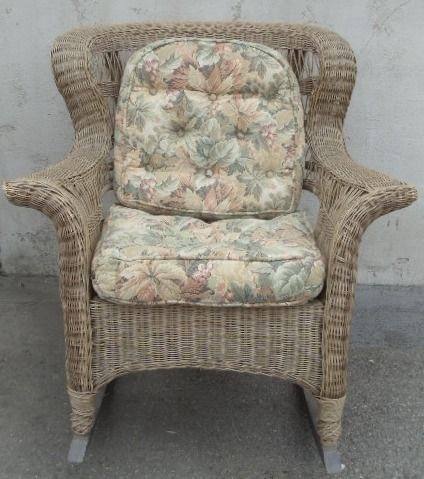 Rocking Chair Green Peach Multi Color Psw