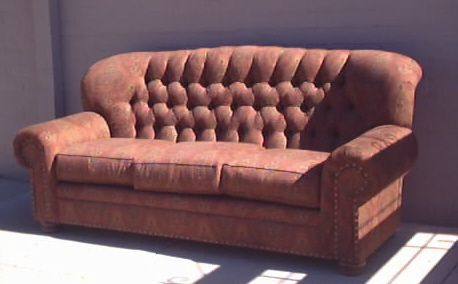 Vaarwel Ontvangende machine Schuine streep Sofa: Brick, Beige, Green-Paisley, Tufted ... • Psw