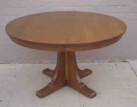 Dining Table Craftsman Stickley, Stickley Round Dining Table